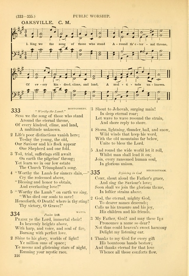 Psalms and Hymns and Spiritual Songs: a manual of worship for the church of Christ page 126