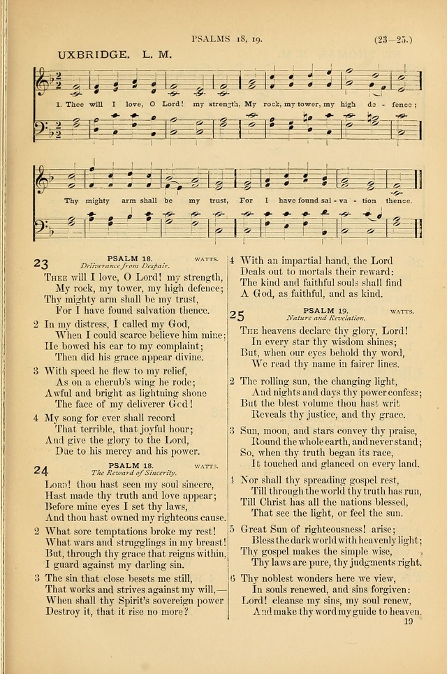 Psalms and Hymns and Spiritual Songs: a manual of worship for the church of Christ page 19