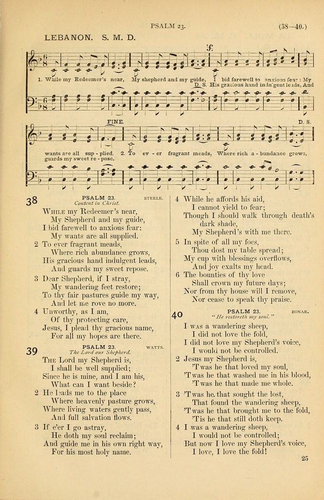 Psalms and Hymns and Spiritual Songs: a manual of worship for the church of Christ page 25