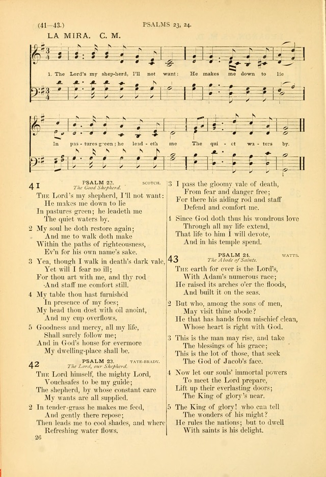 Psalms and Hymns and Spiritual Songs: a manual of worship for the church of Christ page 26