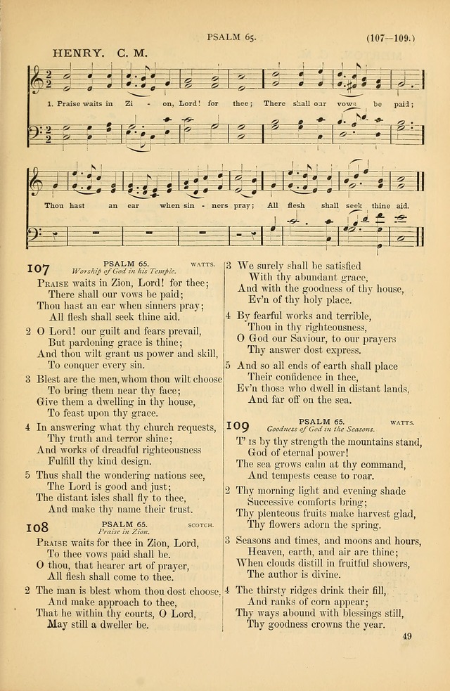 Psalms and Hymns and Spiritual Songs: a manual of worship for the church of Christ page 49