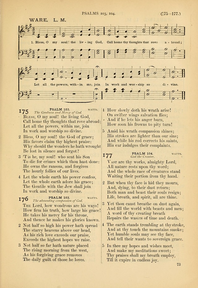 Psalms and Hymns and Spiritual Songs: a manual of worship for the church of Christ page 73