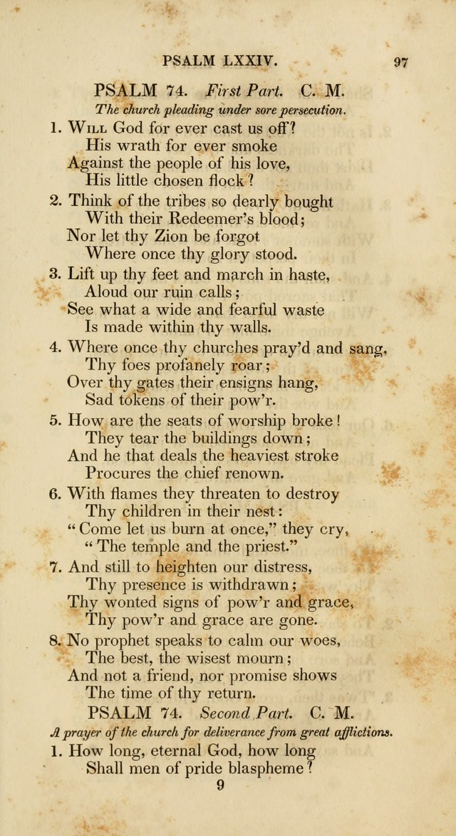 Psalms and Hymns, for the Use of the German Reformed Church, in the United States of America. (2nd ed.) page 100