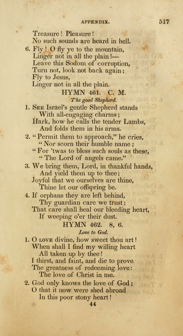 Psalms and Hymns, for the Use of the German Reformed Church, in the United States of America. (2nd ed.) page 520
