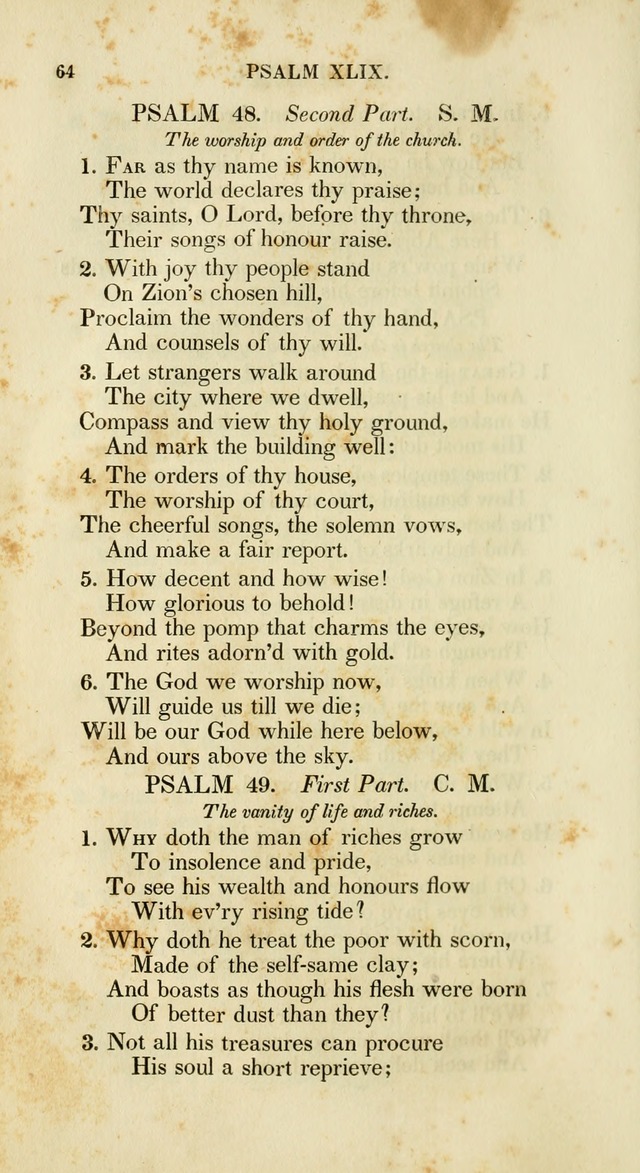 Psalms and Hymns, for the Use of the German Reformed Church, in the United States of America. (2nd ed.) page 67