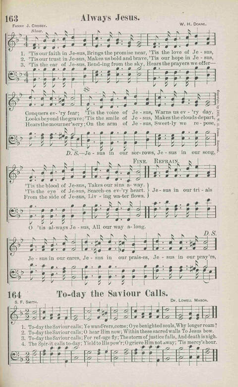Precious Jewels of Sacred Song: a collection of the most Popular Gospel Songs and Hymns new and old page 155