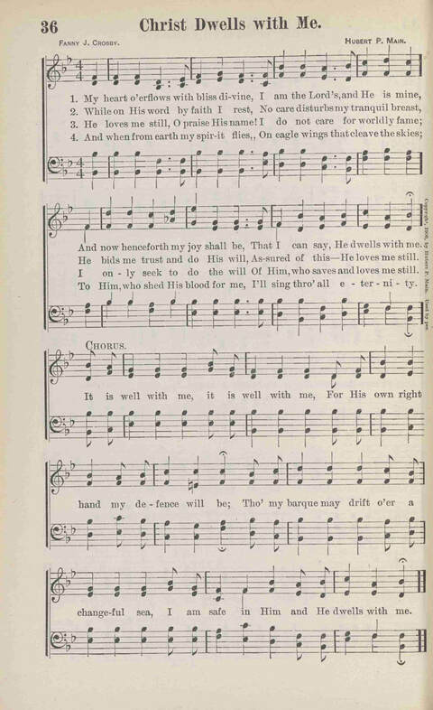 Precious Jewels of Sacred Song: a collection of the most Popular Gospel Songs and Hymns new and old page 36