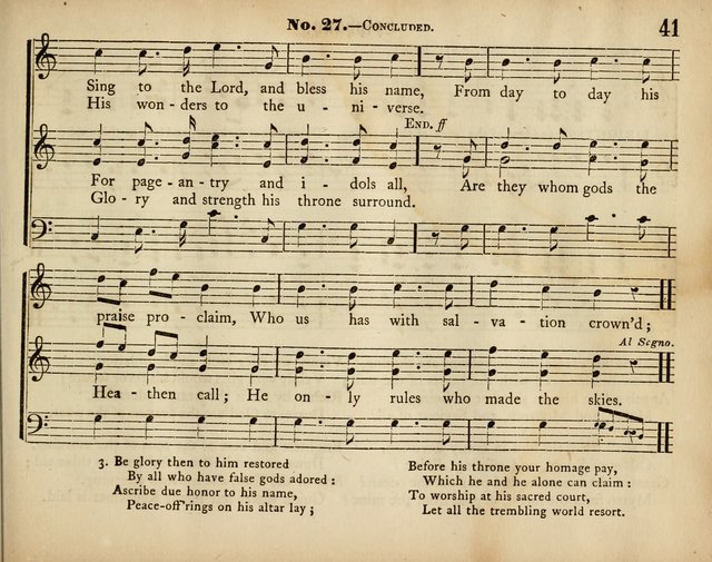 Palm Leaves: a collection of Sunday school tunes and carols for the use of the Protestant Episcopal Church page 41