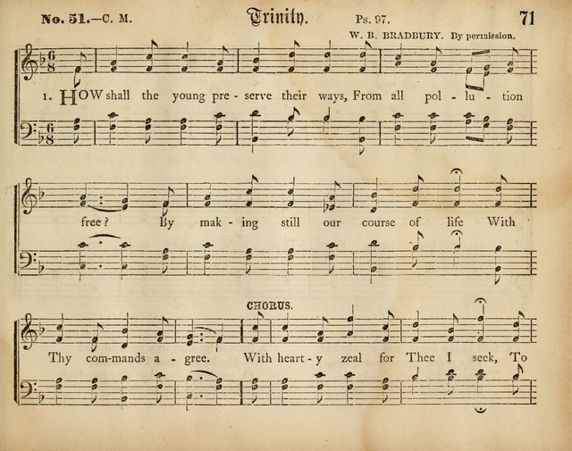 Palm Leaves: a collection of Sunday school tunes and carols for the use of the Protestant Episcopal Church page 71