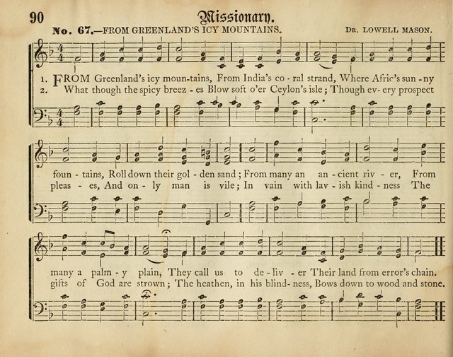 Palm Leaves: a collection of Sunday school tunes and carols for the use of the Protestant Episcopal Church page 90