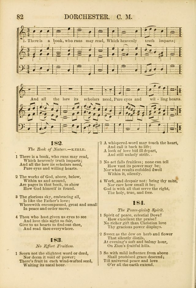 The Psalms of Life: A Compilation of Psalms, Hymns, Chants, Anthems, &c. Embodying the Spiritual, Progressive and Reformatory Sentiment of the Present Age page 82