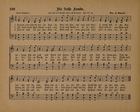 Pilger Lieder: für die Sonntagschule, Erbauungsstunde, Familie, u.s.w. page 190