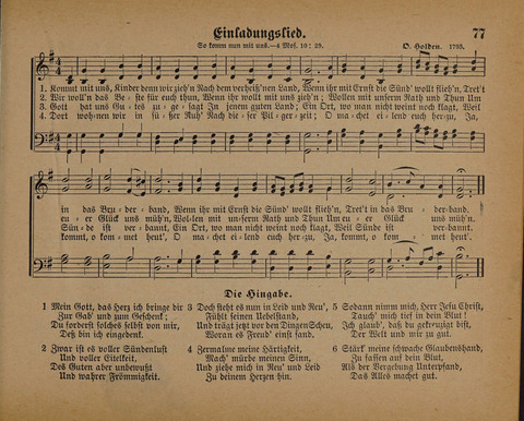Pilger Lieder: für die Sonntagschule, Erbauungsstunde, Familie, u.s.w. page 77