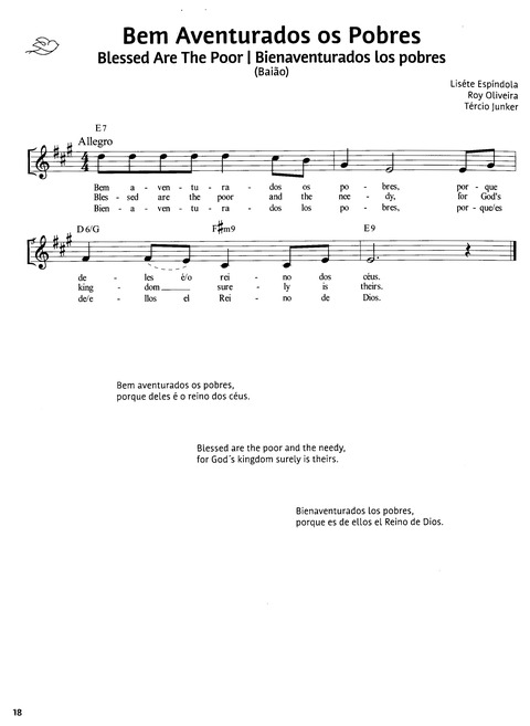 Paz en Nuestra Tierra: Canciones para el Camino desde América Latina / Peace on Earth: Songs for the Journey from Latin America page 12