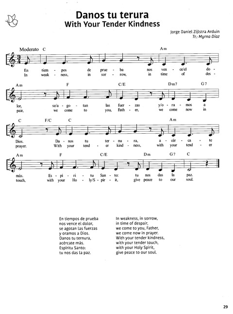 Paz en Nuestra Tierra: Canciones para el Camino desde América Latina / Peace on Earth: Songs for the Journey from Latin America page 23
