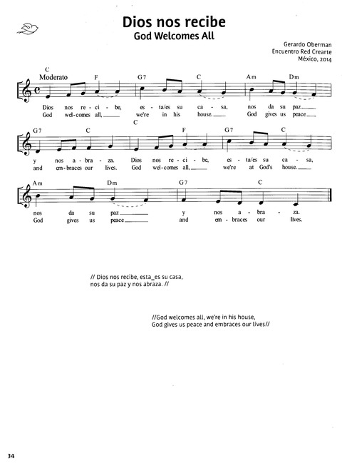 Paz en Nuestra Tierra: Canciones para el Camino desde América Latina / Peace on Earth: Songs for the Journey from Latin America page 28