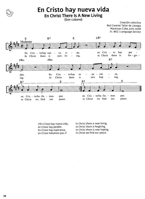 Paz en Nuestra Tierra: Canciones para el Camino desde América Latina / Peace on Earth: Songs for the Journey from Latin America page 32