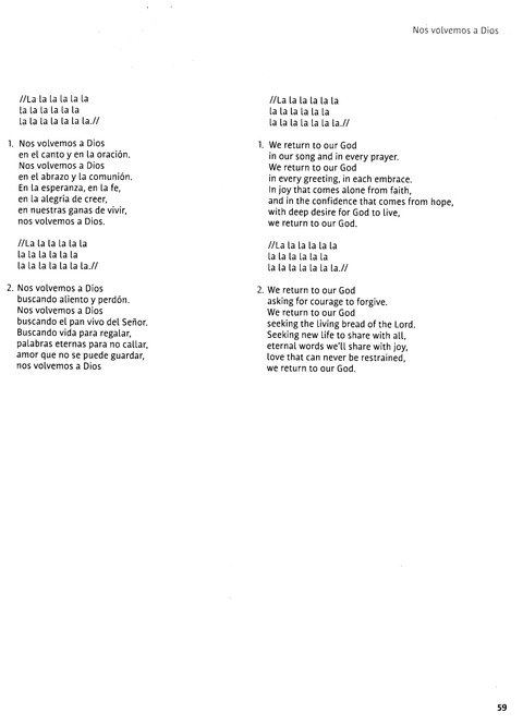 Paz en Nuestra Tierra: Canciones para el Camino desde América Latina / Peace on Earth: Songs for the Journey from Latin America page 53