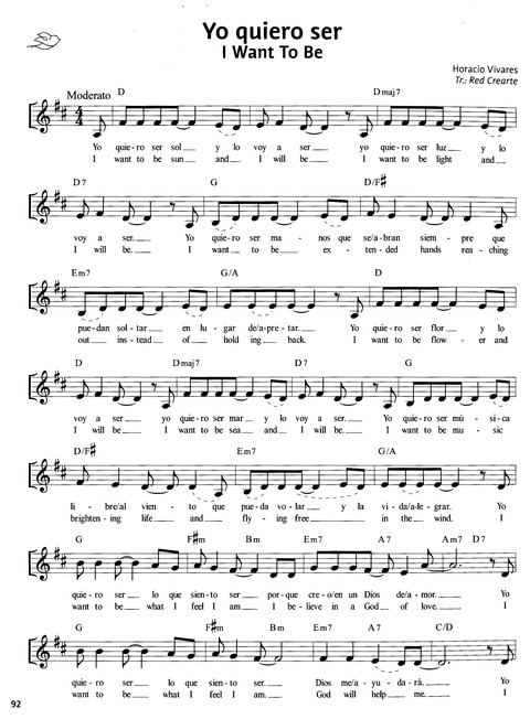 Paz en Nuestra Tierra: Canciones para el Camino desde América Latina / Peace on Earth: Songs for the Journey from Latin America page 86
