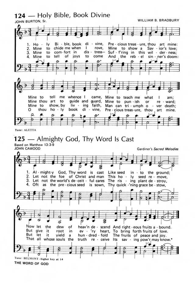 Praise! Our Songs and Hymns page 106