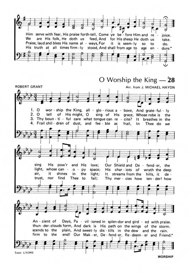 Praise! Our Songs and Hymns page 23