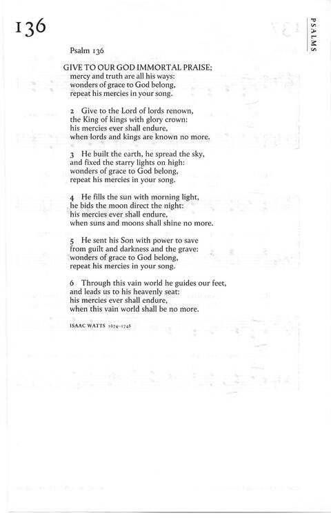 Praise! psalms hymns and songs for Christian worship page 302