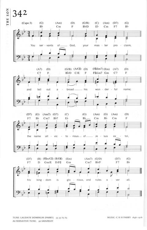 Praise! psalms hymns and songs for Christian worship page 696