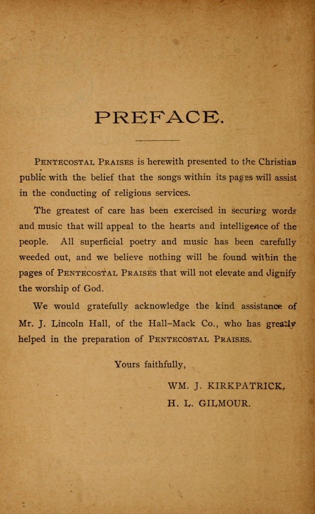Pentecostal Praises: for revival services, young people