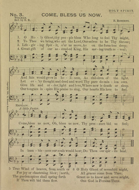 Perennial Songs: a new collection of hymns, tunes, and gospel songs page 3