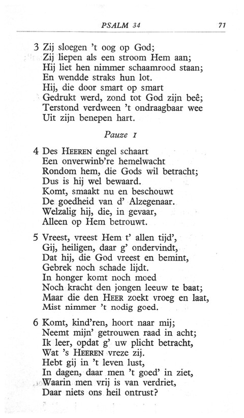 Psalmen: in de berijming van 1773 page 71