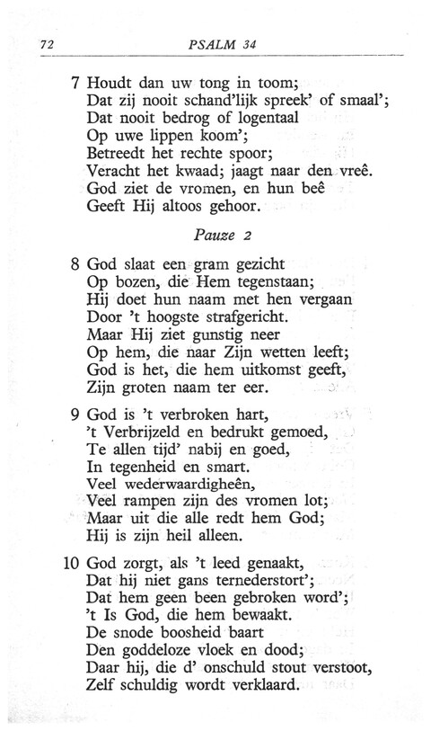 Psalmen: in de berijming van 1773 page 72