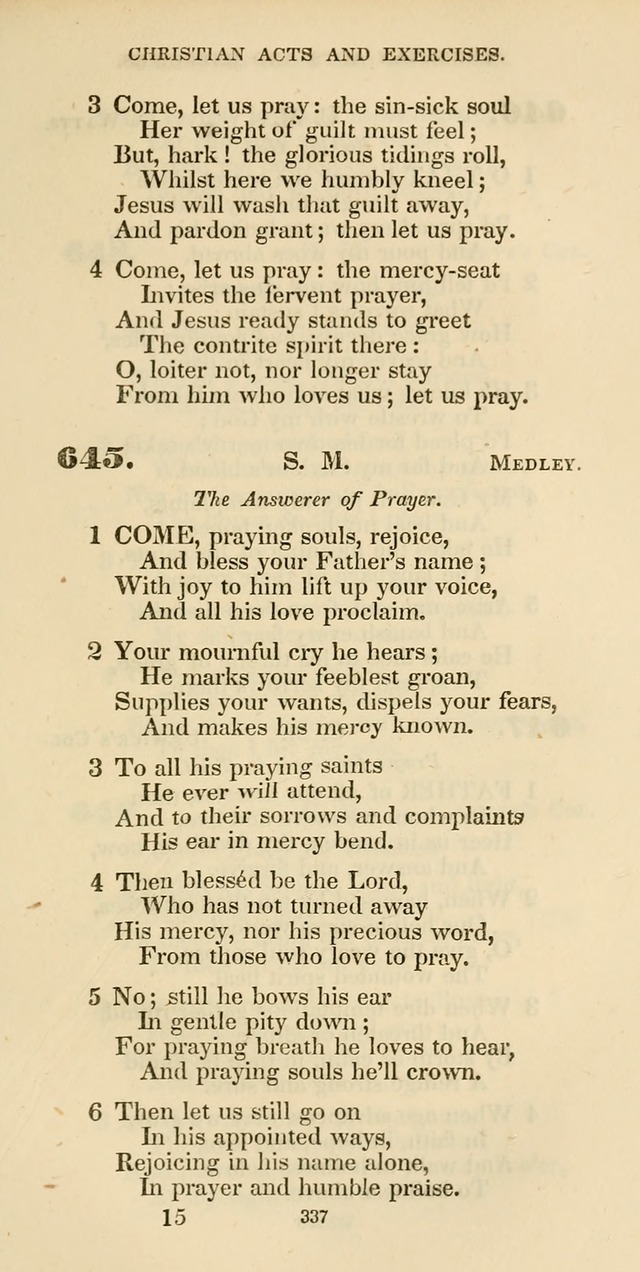 The Psalmist: a new collection of hymns for the use of Baptist churches; with a supplement page 397