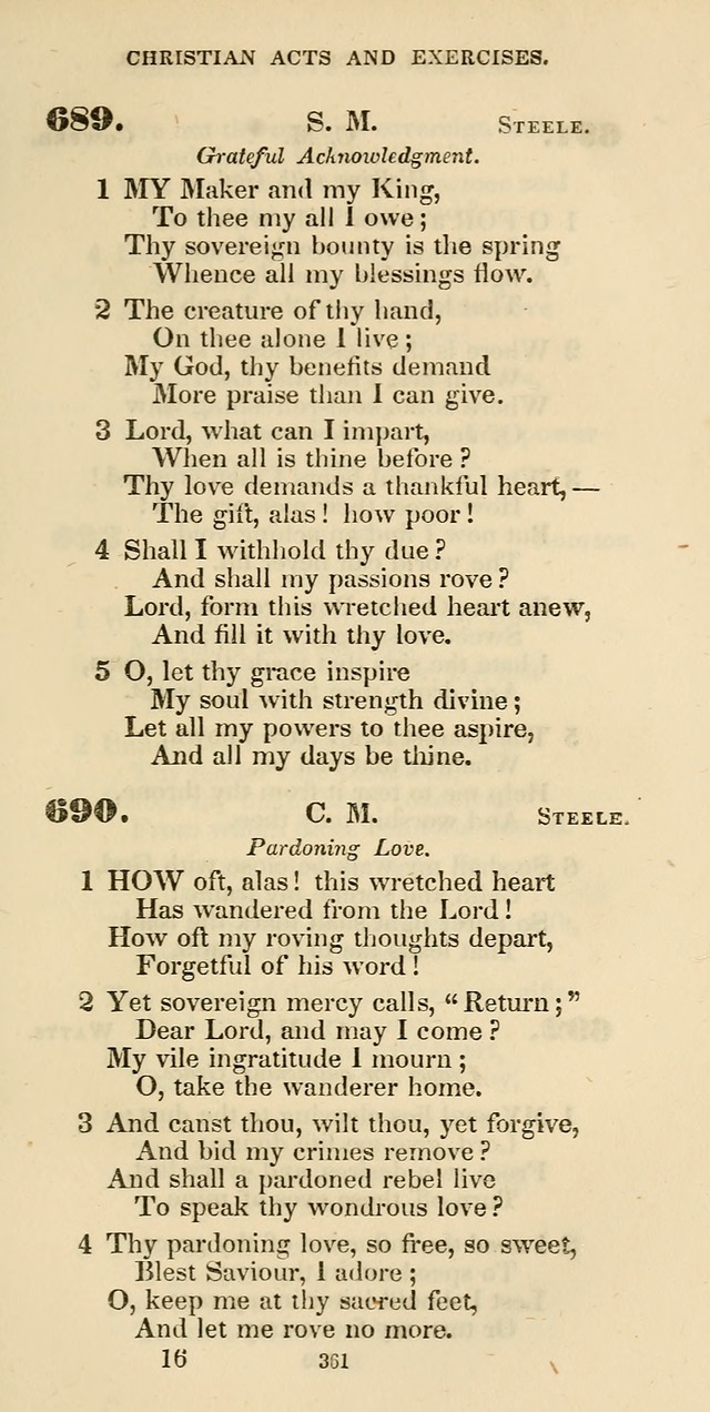 The Psalmist: a new collection of hymns for the use of Baptist churches; with a supplement page 421