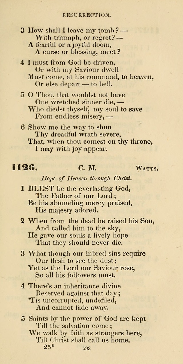 The Psalmist: a new collection of hymns for the use of Baptist churches; with a supplement page 653