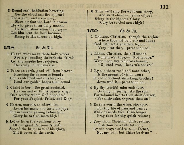 The Plymouth Sabbath School Collection of Hymns and Tunes page 111