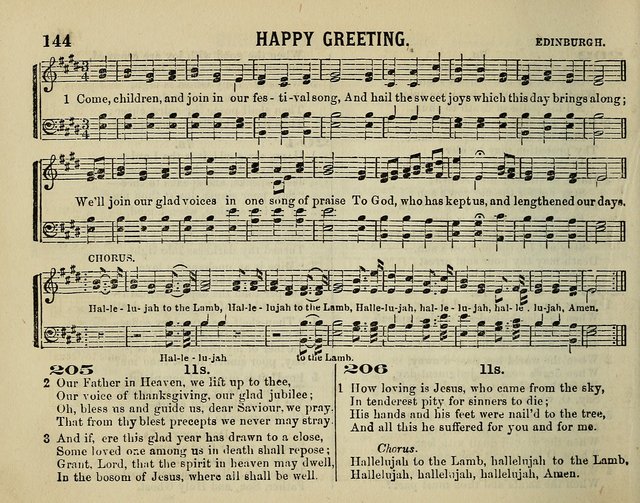 The Plymouth Sabbath School Collection of Hymns and Tunes page 144