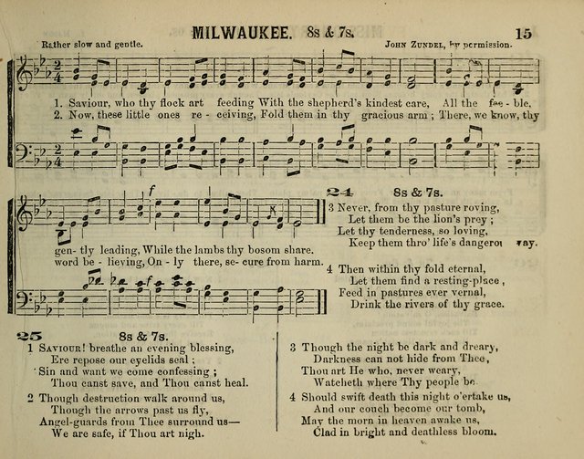 The Plymouth Sabbath School Collection of Hymns and Tunes page 15