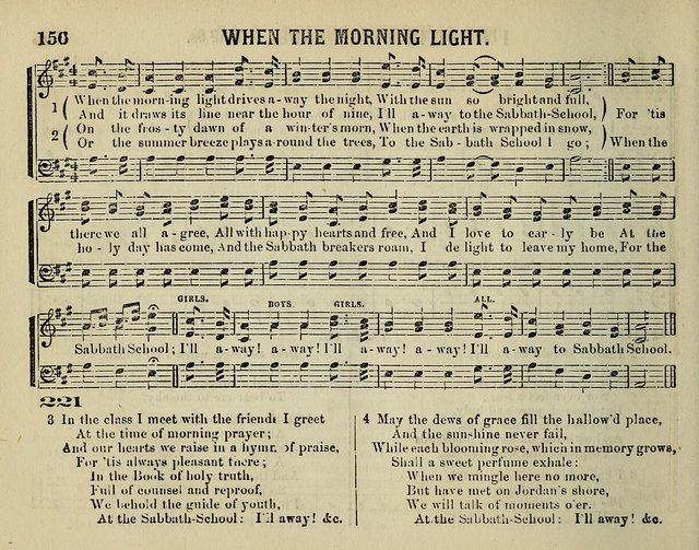 The Plymouth Sabbath School Collection of Hymns and Tunes page 156