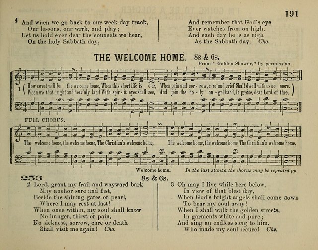 The Plymouth Sabbath School Collection of Hymns and Tunes page 191