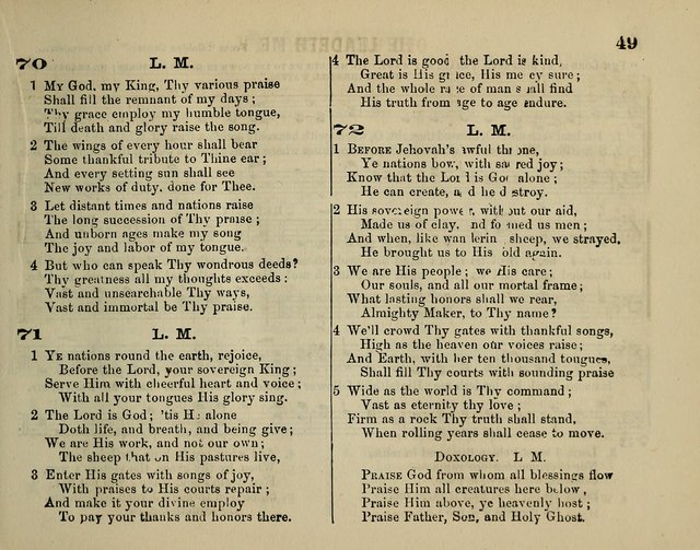 The Plymouth Sabbath School Collection of Hymns and Tunes page 49