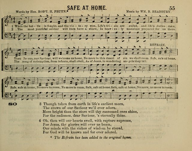 The Plymouth Sabbath School Collection of Hymns and Tunes page 55