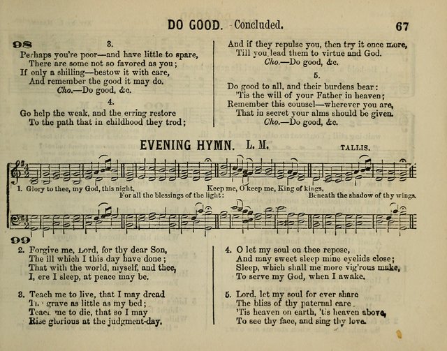The Plymouth Sabbath School Collection of Hymns and Tunes page 67