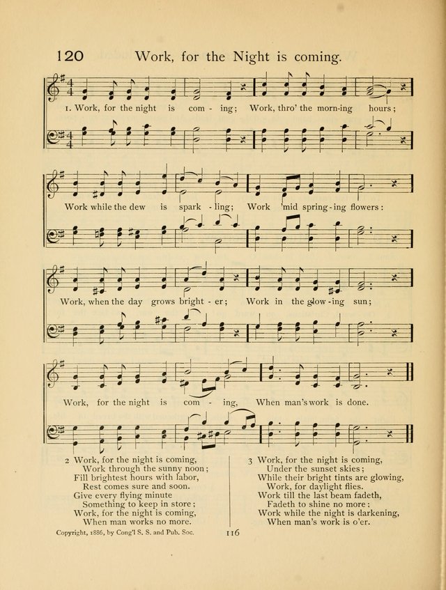Pilgrim Songs: for the Sunday School page 116