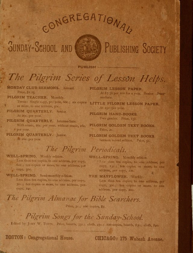 Pilgrim Songs: for the Sunday School page 244