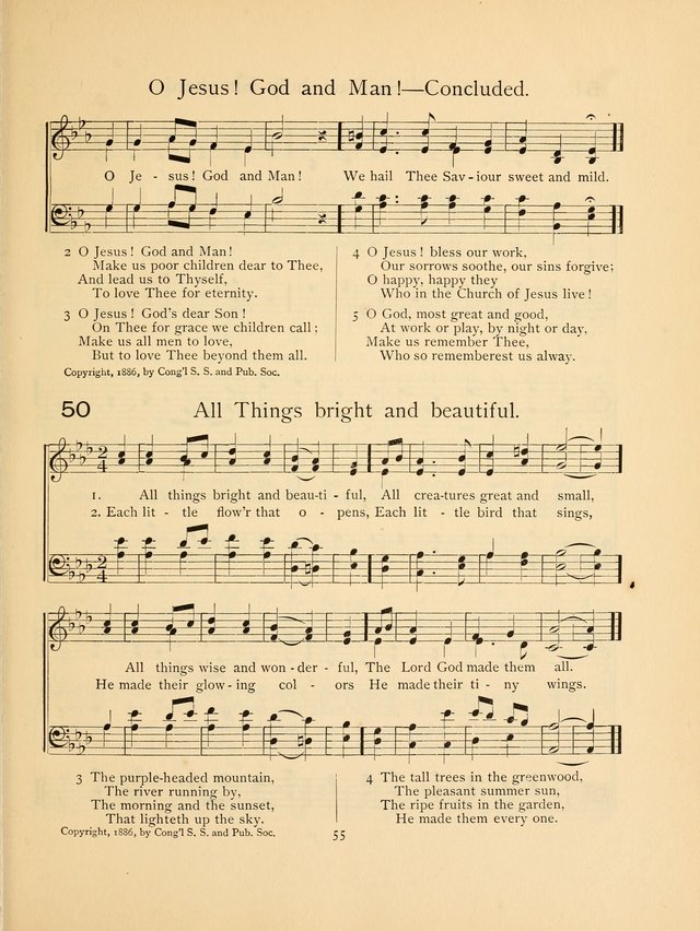 Pilgrim Songs: for the Sunday School page 55