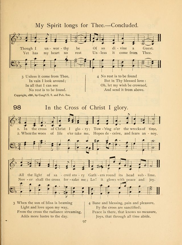 Pilgrim Songs: for the Sunday School page 97