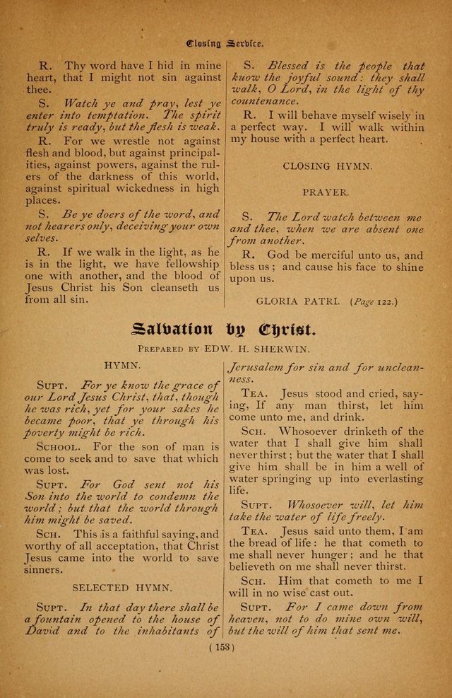 The Portfolio of Sunday School Songs page 153