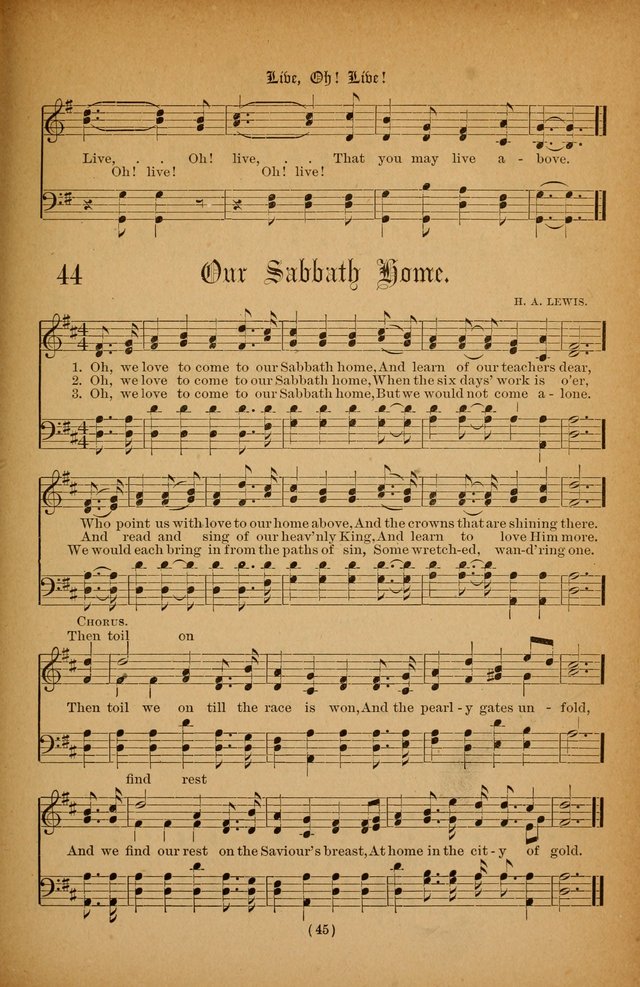 The Portfolio of Sunday School Songs page 45