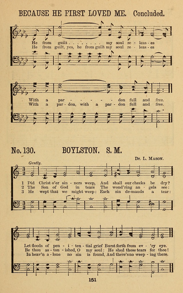 Pure Songs for Sunday-Schools page 158