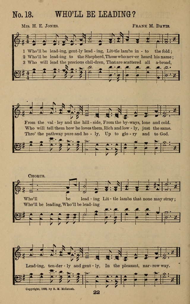 Pure Songs for Sunday-Schools page 29
